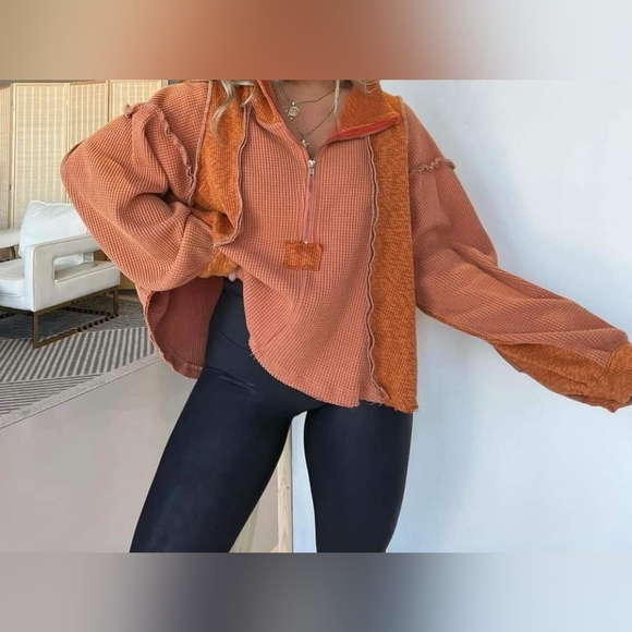 Bucketlist Half Zip Pullover Sweatshirt - Picture 2 of 2